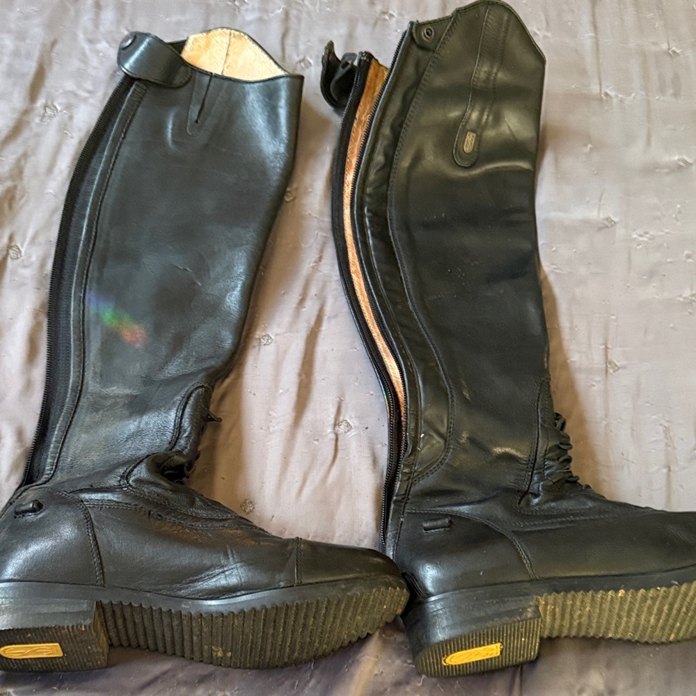 Women's Black Riding Boots